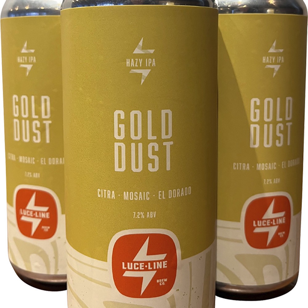 slide 1 of 1, Luce Line Gold Dust Hazy Ipa 4pk 16oz Can, 4 ct; 16 oz