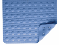 slide 1 of 1, Nova Rubber Bath Mat Blue, 1 ct