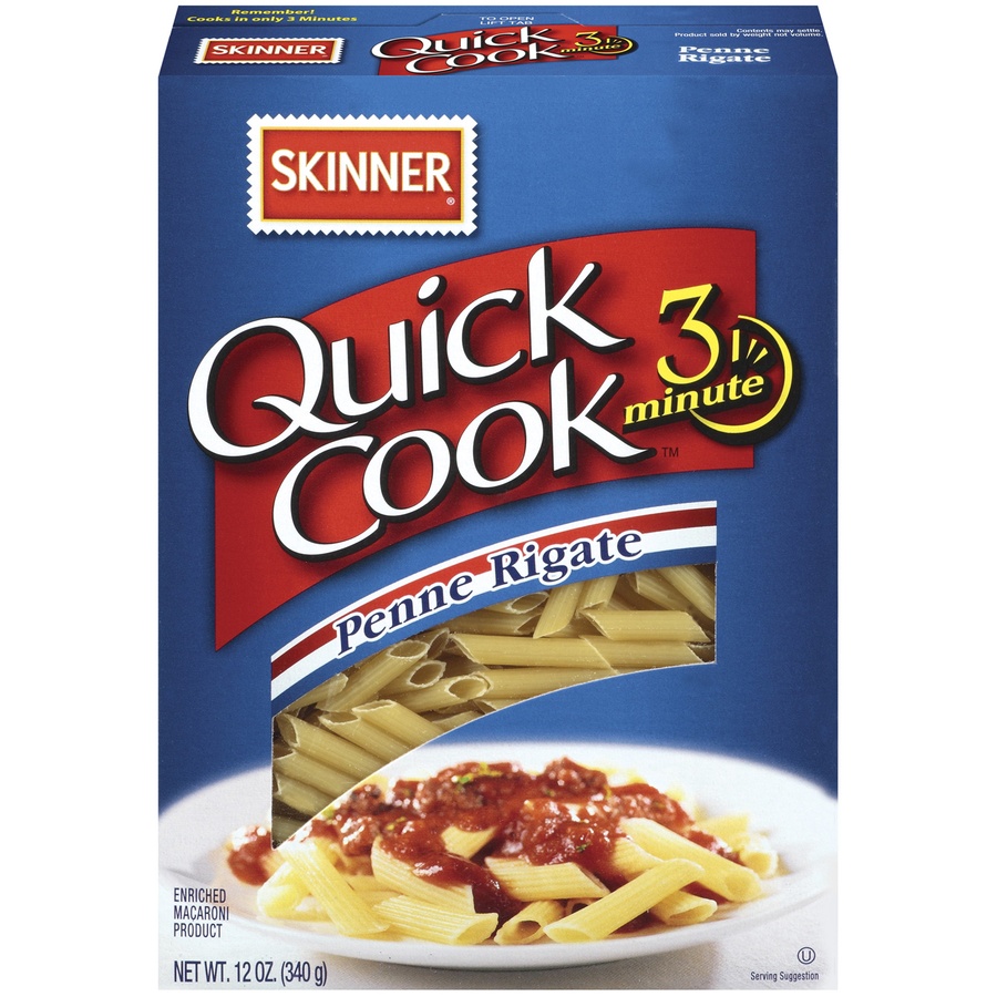 slide 1 of 3, Skinner Quick Cook Penne, 12 oz