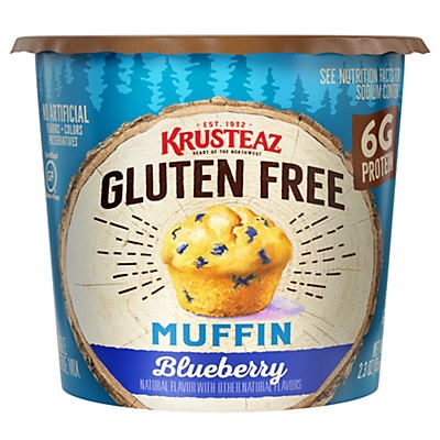 slide 1 of 1, Krusteaz Gluten-Free Blueberry Muffin Cup, 2.3 oz