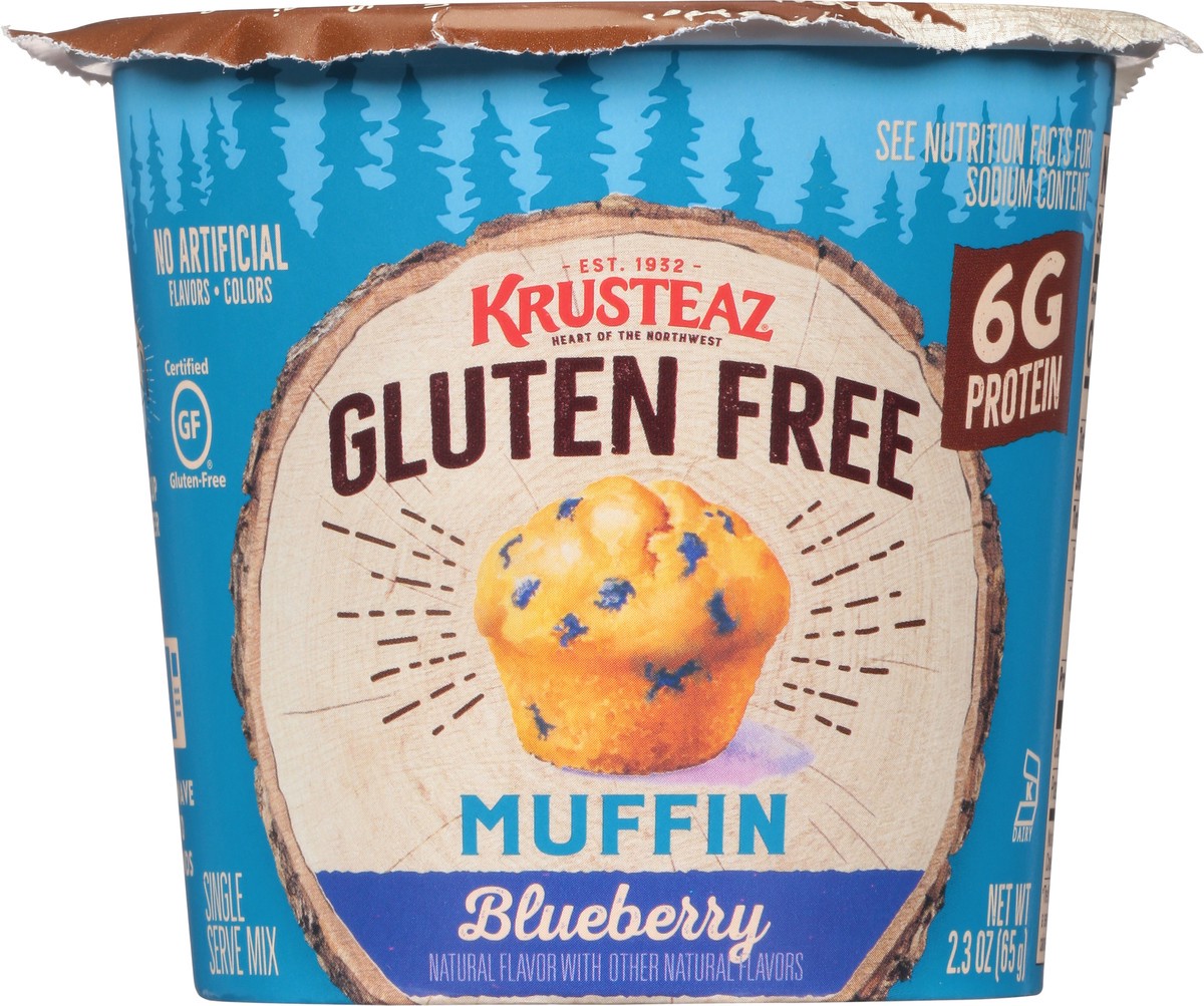 slide 1 of 13, Krusteaz Gluten Free Blueberry Muffin Single Serve Mix 2.3 oz, 2.3 oz