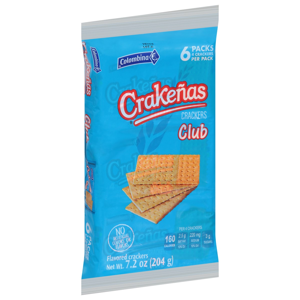 slide 5 of 9, Crakenas Colombina Club Crackers 6 - 4 Cracker Packs - 6 ct, 6 ct