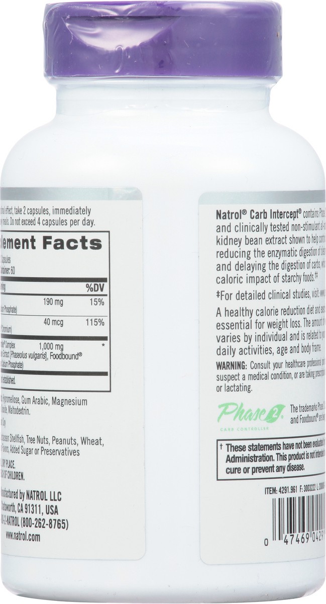 slide 4 of 13, Natrol Capsules Weight Management with Phase 2 Carb Intercept 120 ea, 120 ct