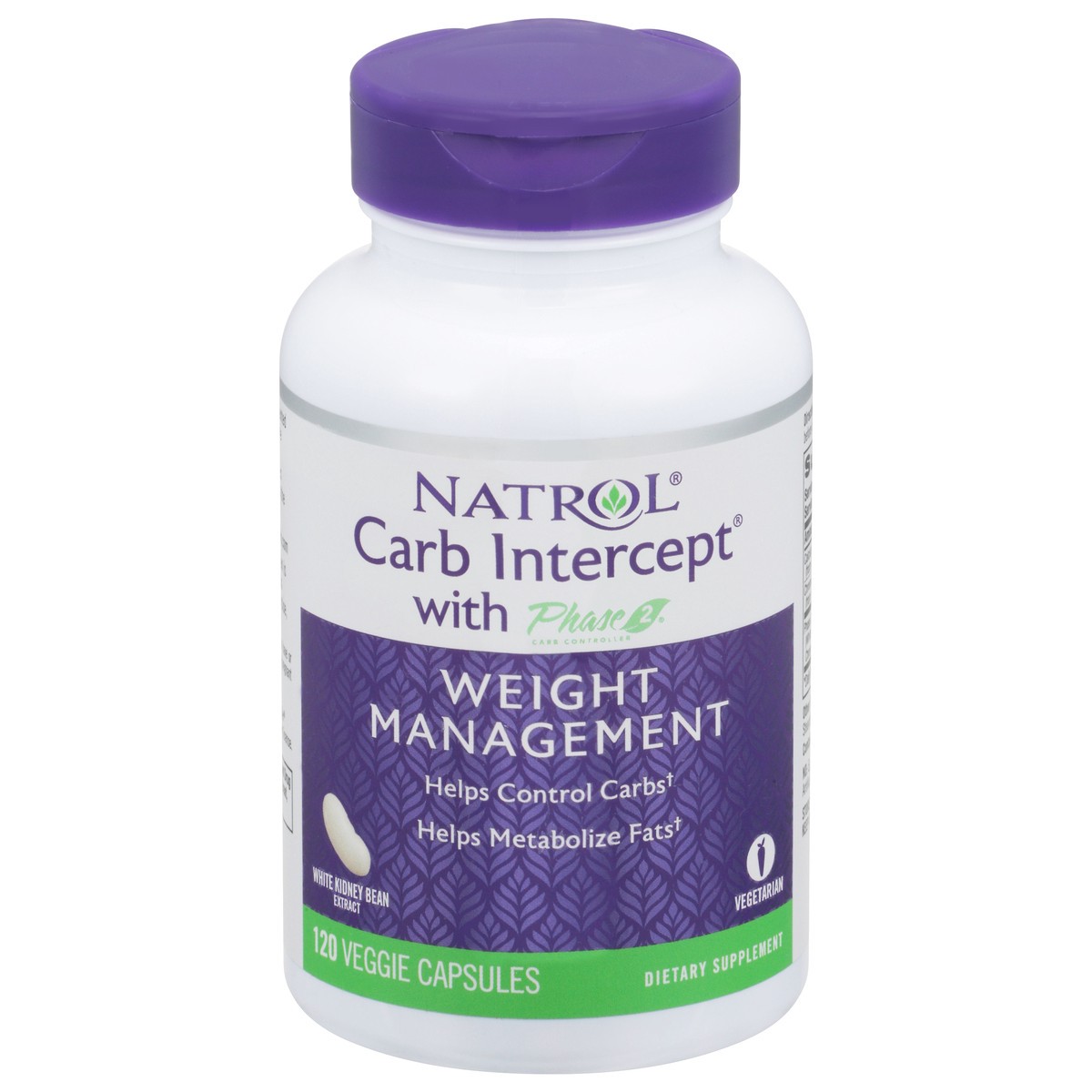 slide 8 of 13, Natrol Capsules Weight Management with Phase 2 Carb Intercept 120 ea, 120 ct