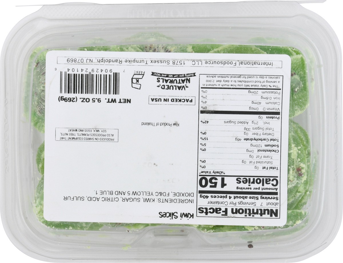 slide 6 of 12, Valued Naturals Dried Kiwi Slices 9.5 oz, 9.5 oz
