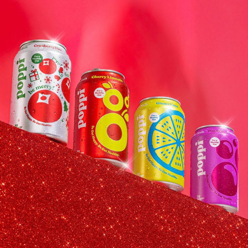 slide 3 of 3, Poppi Prebiotic Assorted Soda - 8 ct, 