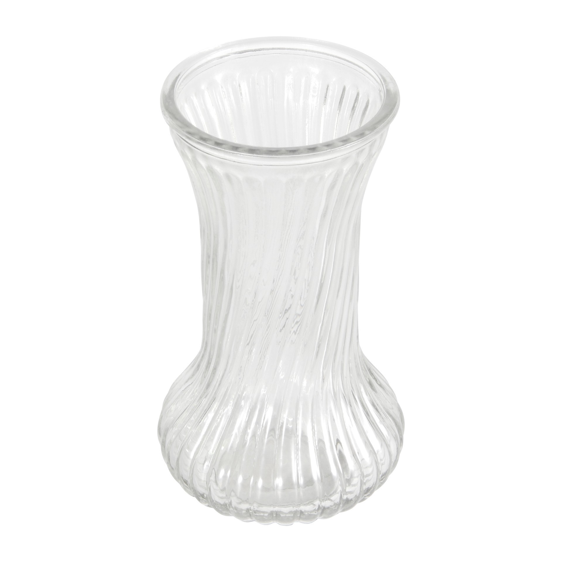 slide 2 of 4, 8.5" Swirled Fluted Glass Vase By Ashland, 8.5 in