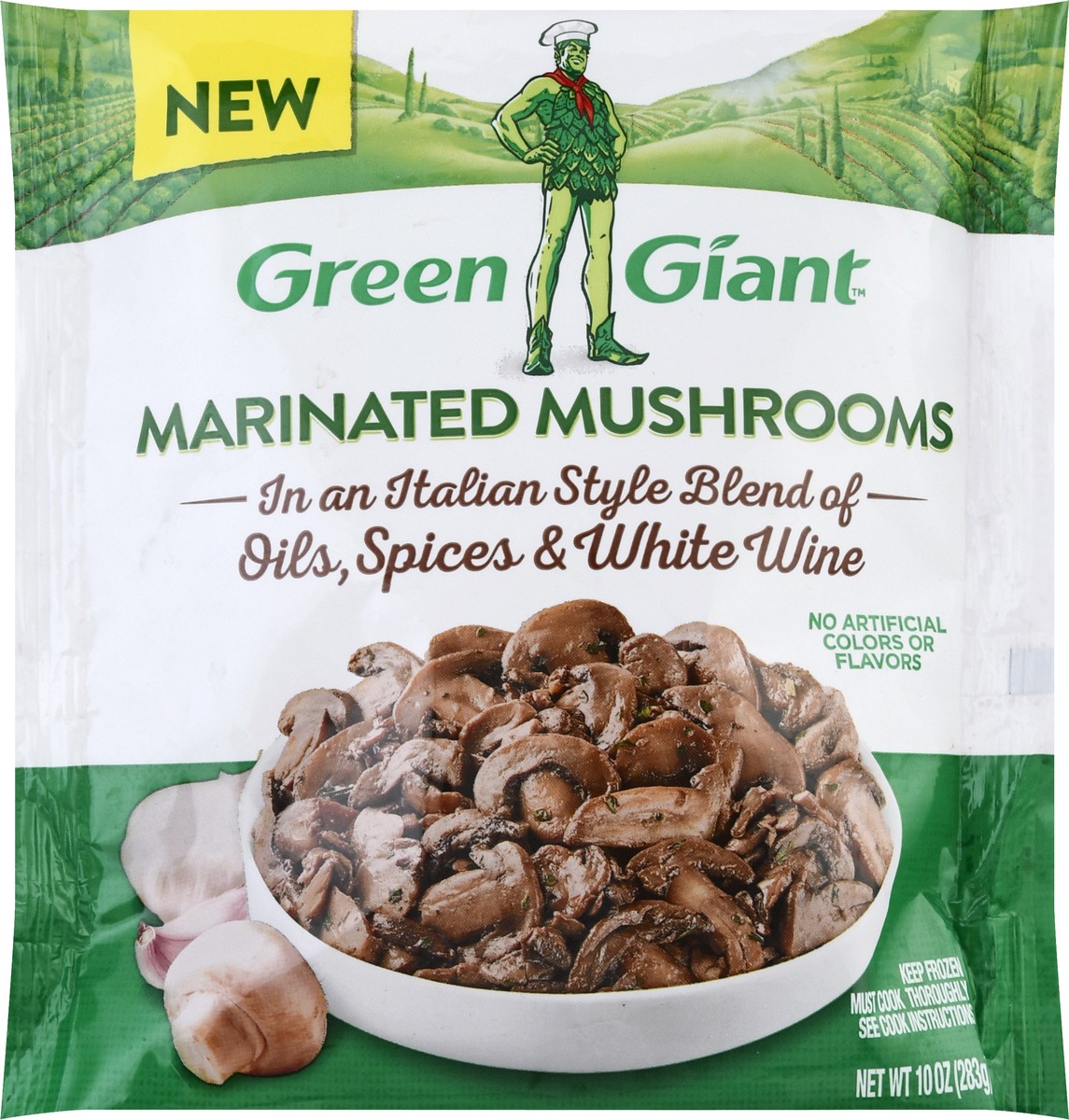 slide 6 of 10, Green Giant Marinated Mushrooms 10 oz. Bag, 10 oz