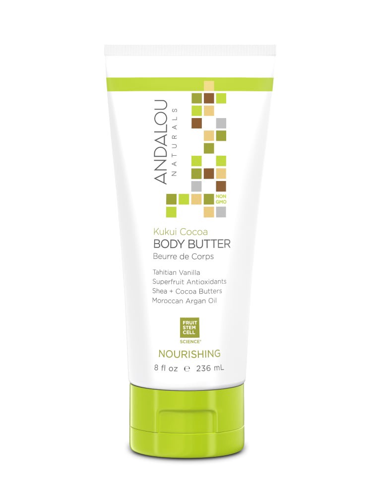 slide 1 of 3, Andalou Naturals Kukui Cocoa Nourishing Body Butter, 8 oz