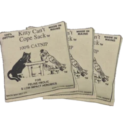 Kitty Can't Cope Sack 100% Catnip For Feline Frolic & Low Impact Aerobics 1 Pack