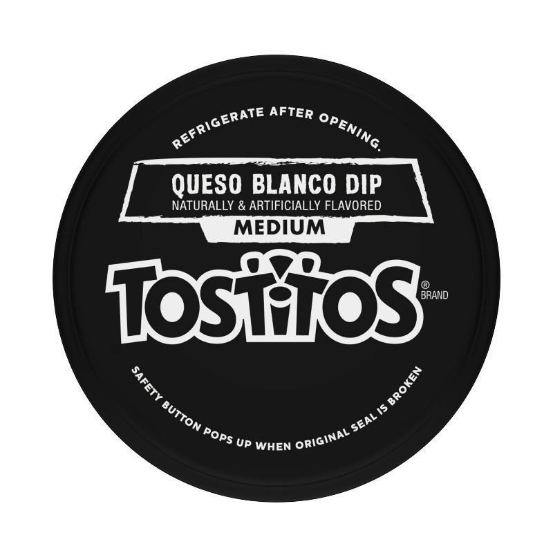 slide 9 of 9, Tostitos Medium Dip Queso Blanco Naturally And Artificially Flavored 23 Oz, 23 oz