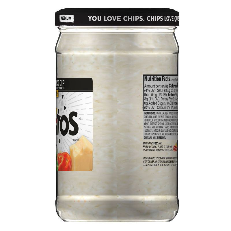 slide 3 of 9, Tostitos Medium Dip Queso Blanco Naturally And Artificially Flavored 23 Oz, 23 oz