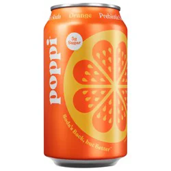 Poppi Orange Soda Can