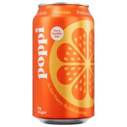 Poppi Orange Soda Can