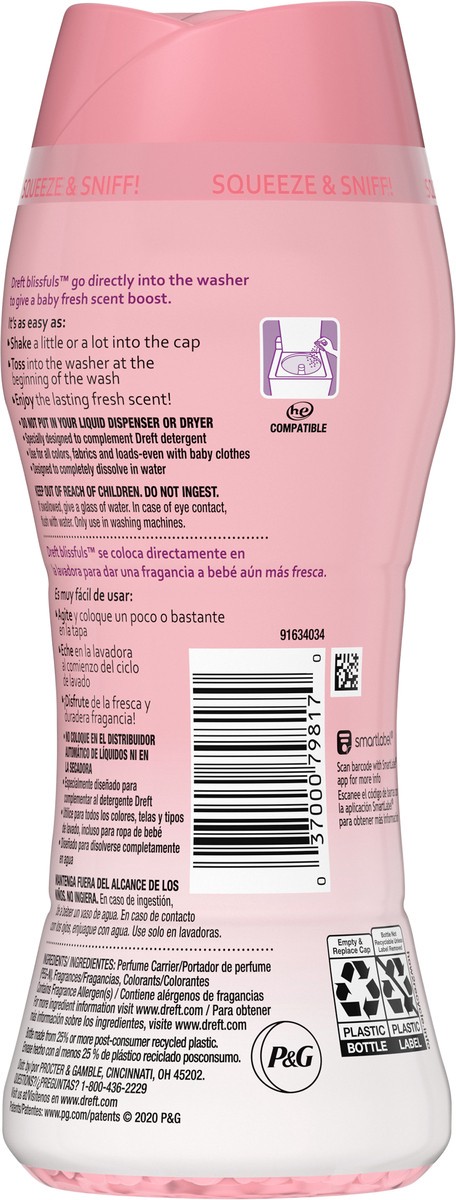 slide 7 of 8, Dreft Blissfuls In-Wash Scent Booster 5.7 oz, 5.7 oz