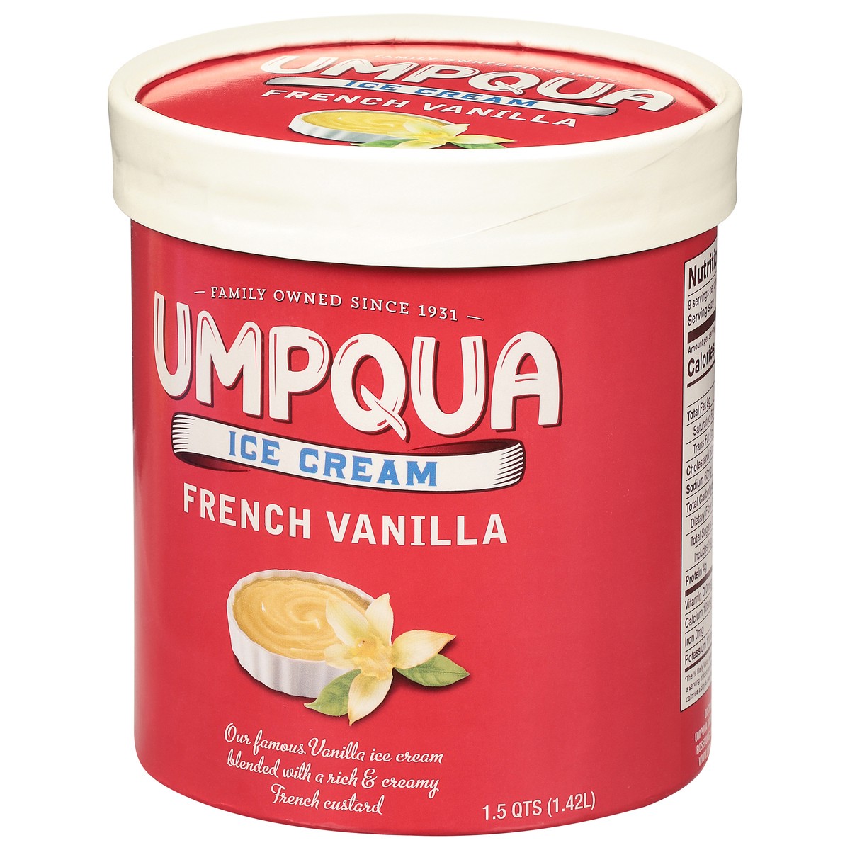 slide 12 of 12, Umpqua French Vanilla Ice Cream 1.5 qt, 1.5 qt