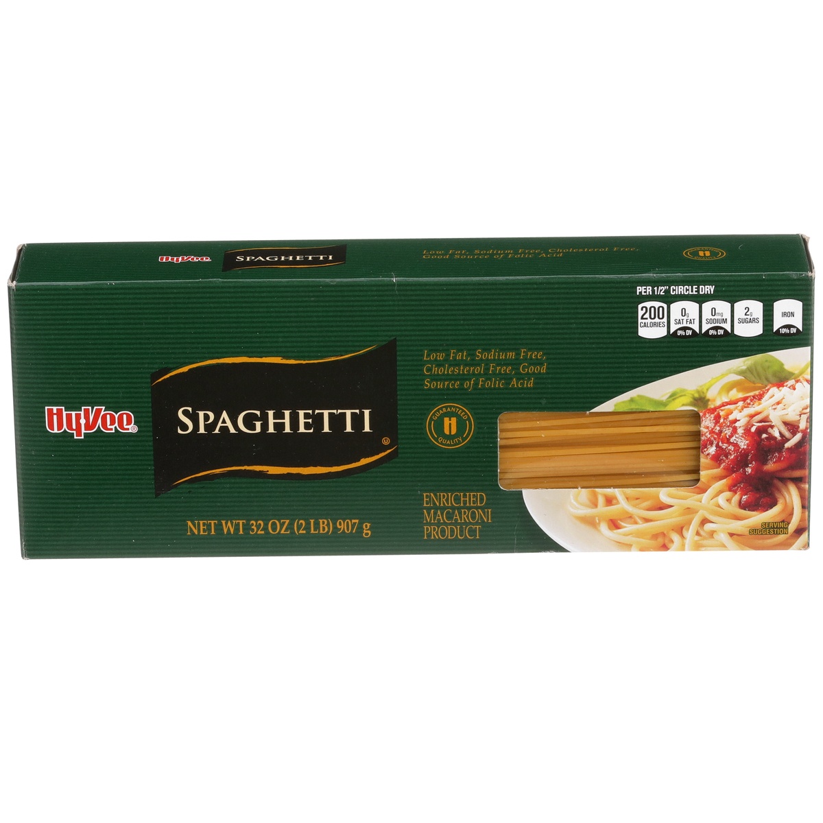 slide 1 of 1, Hy-vee Enriched Macaroni Product, Spaghetti, 32 oz