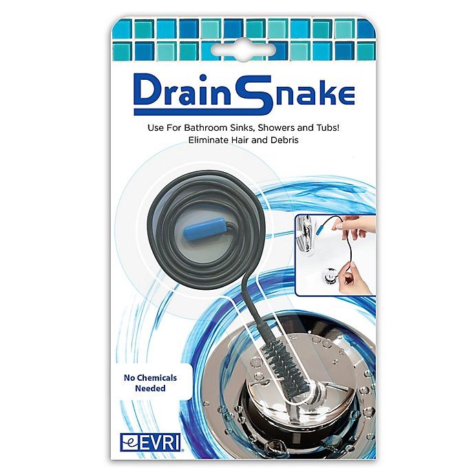 slide 2 of 2, Evriholder Products Drain Snake for Bathroom Sinks, Showers and Tubs, 1 ct