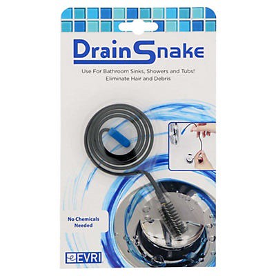 slide 1 of 2, Evriholder Products Drain Snake for Bathroom Sinks, Showers and Tubs, 1 ct