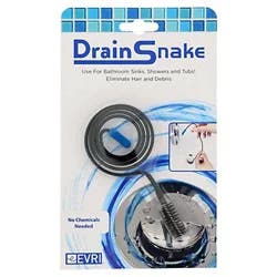 Evriholder Products Drain Snake for Bathroom Sinks, Showers and Tubs