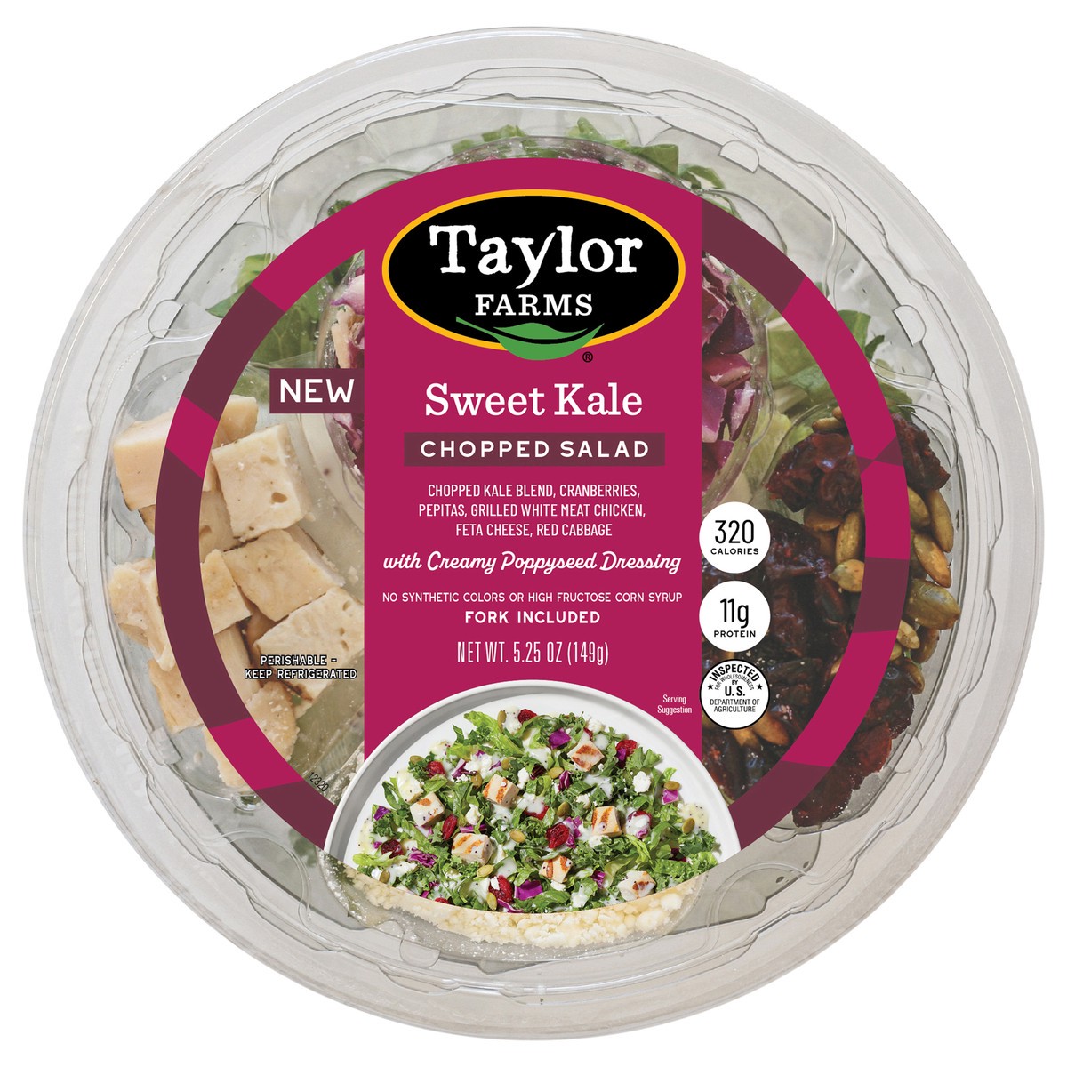 slide 6 of 8, Taylor Farms Sweet Kale Chopped Salad 5.25oz - 5.25 OZ, 5.25 oz