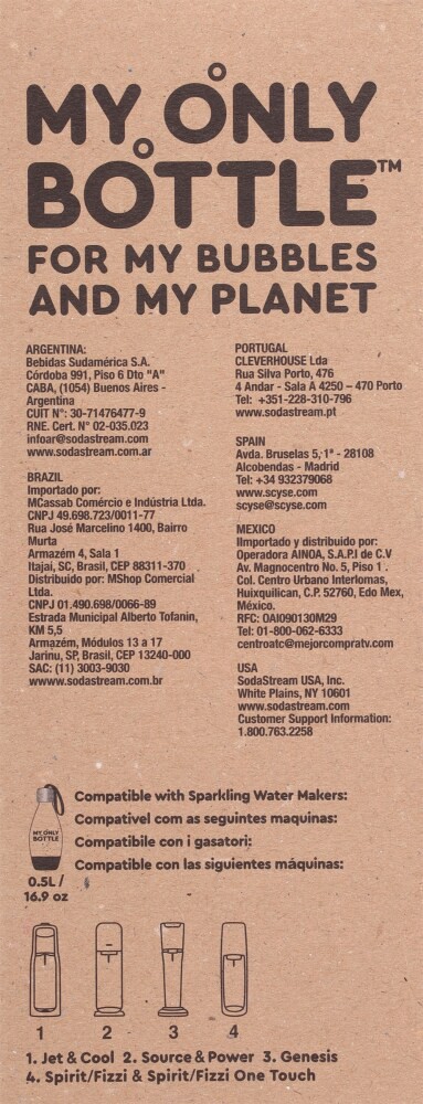 slide 3 of 4, Sodastream Carb Bot My Only Bottle, 1/2 liter