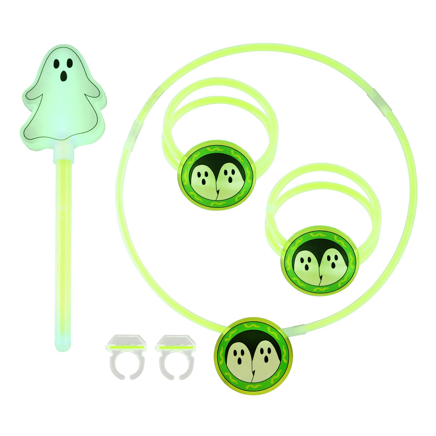 slide 2 of 2, Creatology Halloween Ghost Glow Party Pack, 1 ct