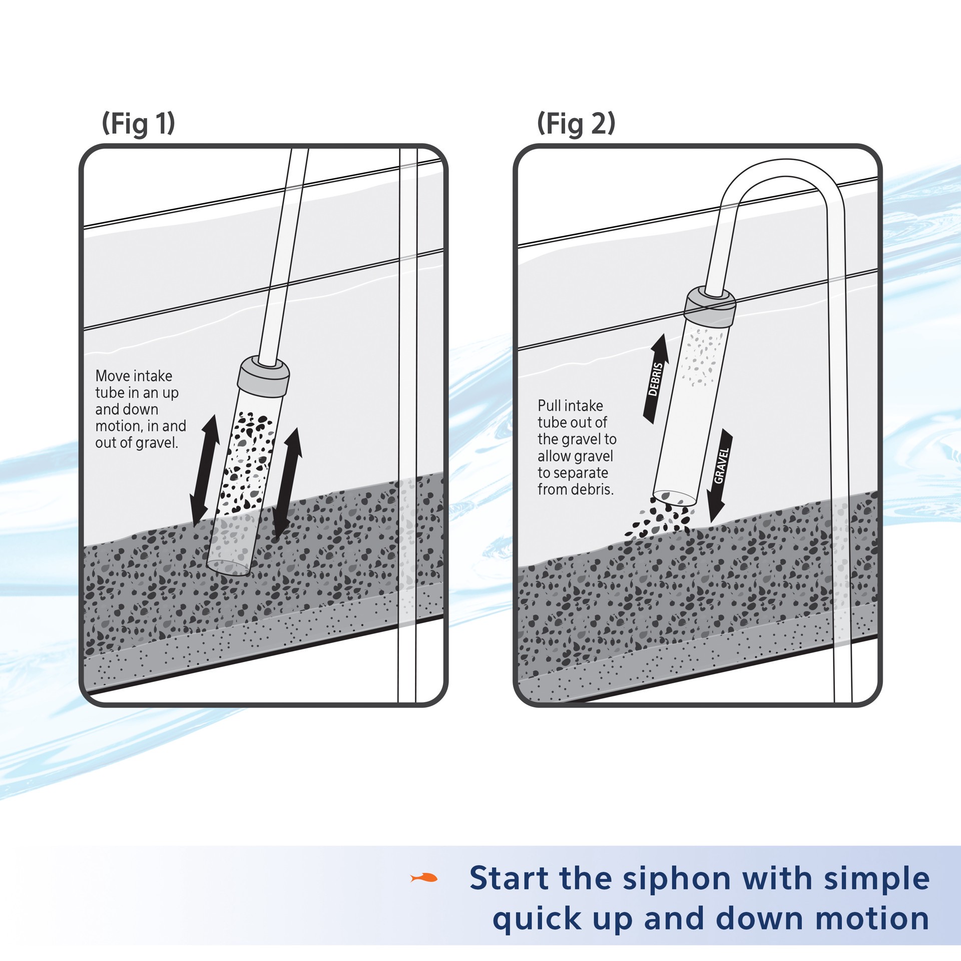 slide 10 of 10, Aqueon Siphon Vacuum Gravel Cleaner Medium - 5 Inches, 1 ct