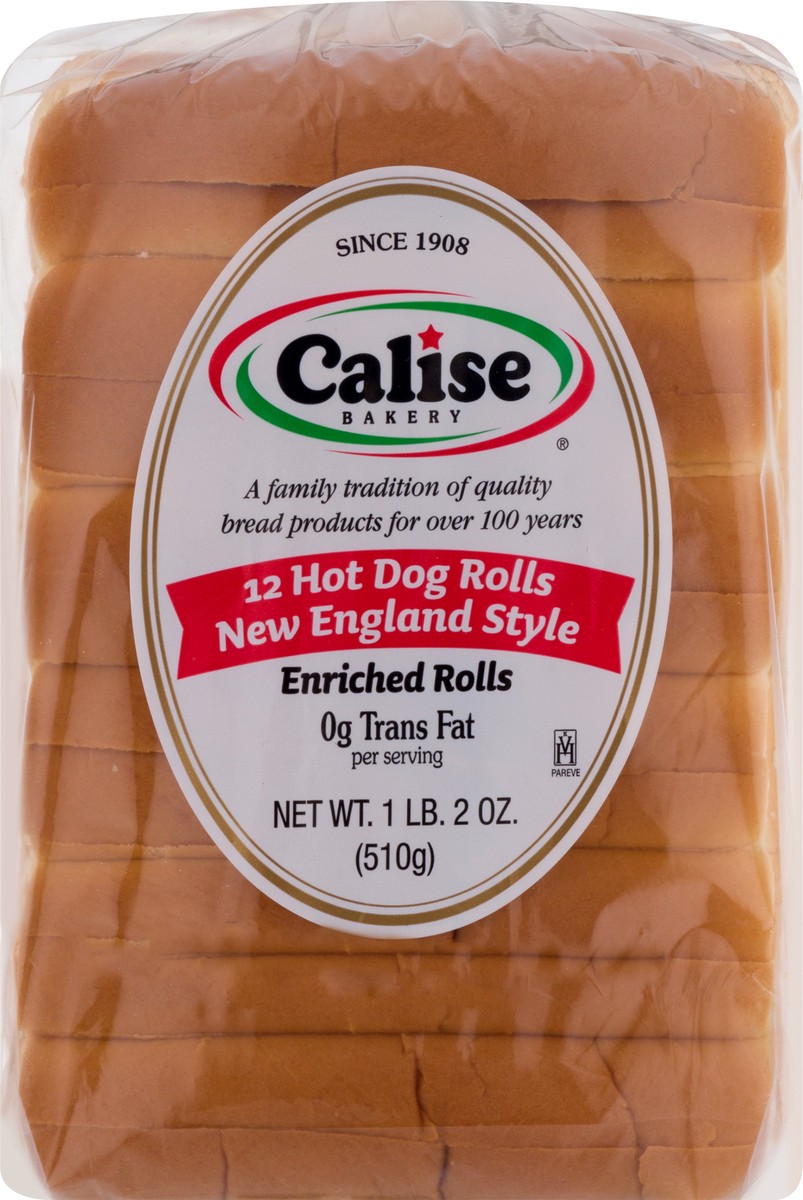 slide 8 of 11, Calise Bakery Hot Dog Rolls - 12 CT, 18 oz
