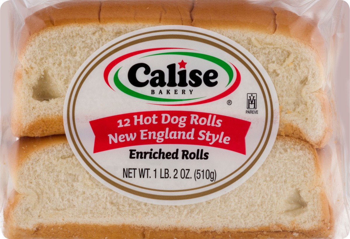 slide 9 of 11, Calise Bakery Hot Dog Rolls - 12 CT, 18 oz