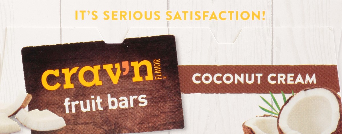 slide 12 of 14, Crav'n Flavor Coconut Cream Fruit Bars 6 ea, 6 ct