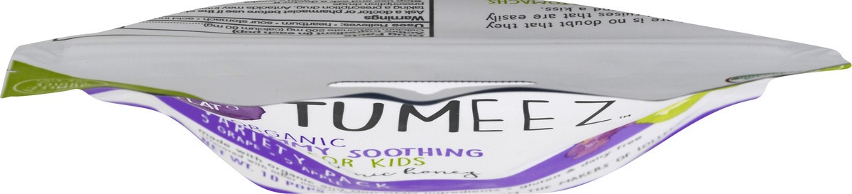 slide 4 of 8, Momeez Choice Tumeez Organic Tummy Soothing Grape/Apple Pops for Kids Variety Pack 10 ea, 10 ct