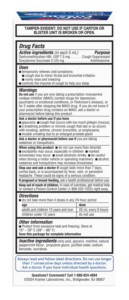 slide 3 of 5, Safetussin® Nighttime Cough + Cold Relief Liquid, 8 fl oz