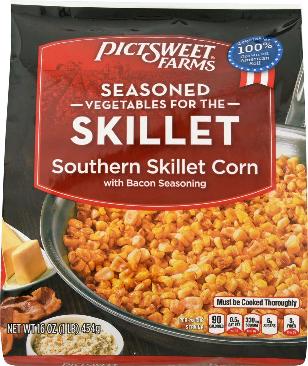 slide 6 of 9, PictSweet Southern Skillet Corn, 16 oz