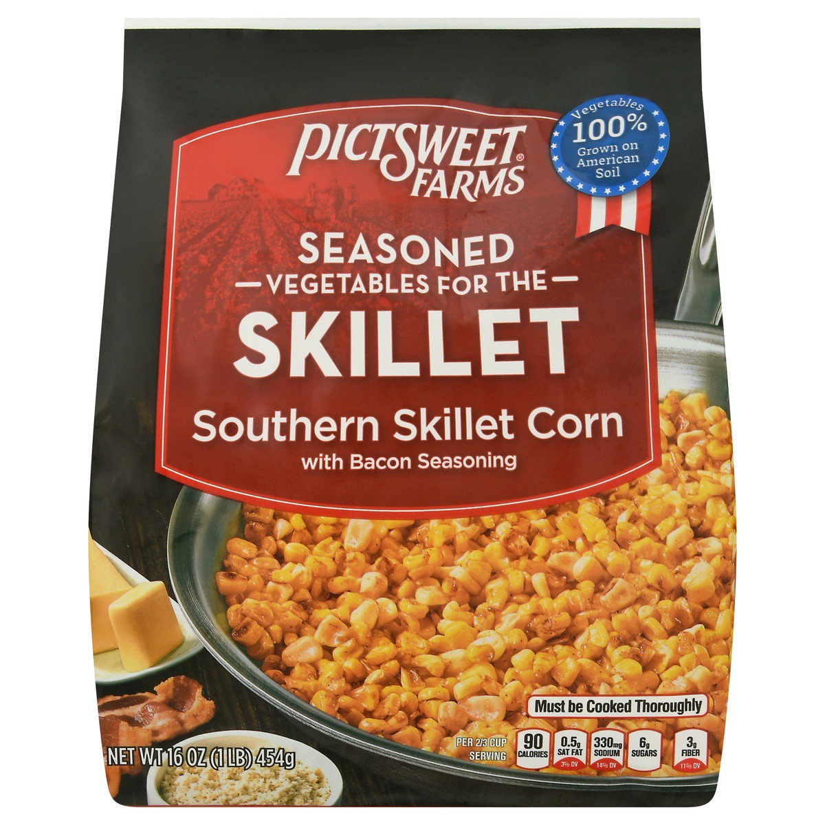 slide 1 of 9, PictSweet Southern Skillet Corn, 16 oz