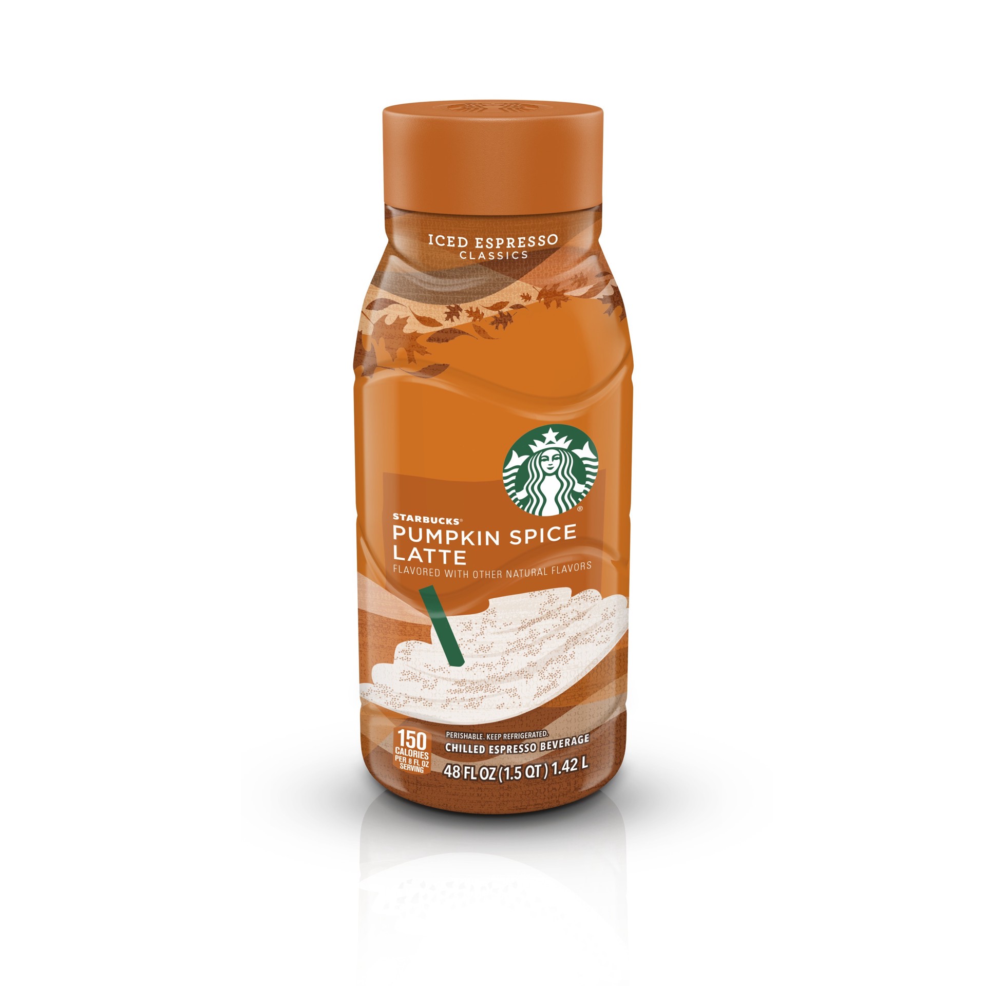 slide 1 of 1, Starbucks Pumpkin Spice Latte 48 Fluid Ounce Glass Bottle - 48 oz, 48 oz