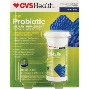 slide 1 of 1, CVS Health Daily Probiotic Capsules, 30 ct