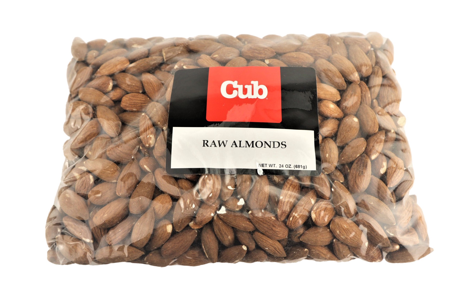 slide 1 of 1, Bergin Large Raw Almonds, 24 oz
