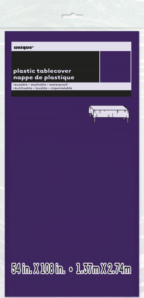 slide 1 of 1, Unique Industries Purple Tablecover, 1 ct