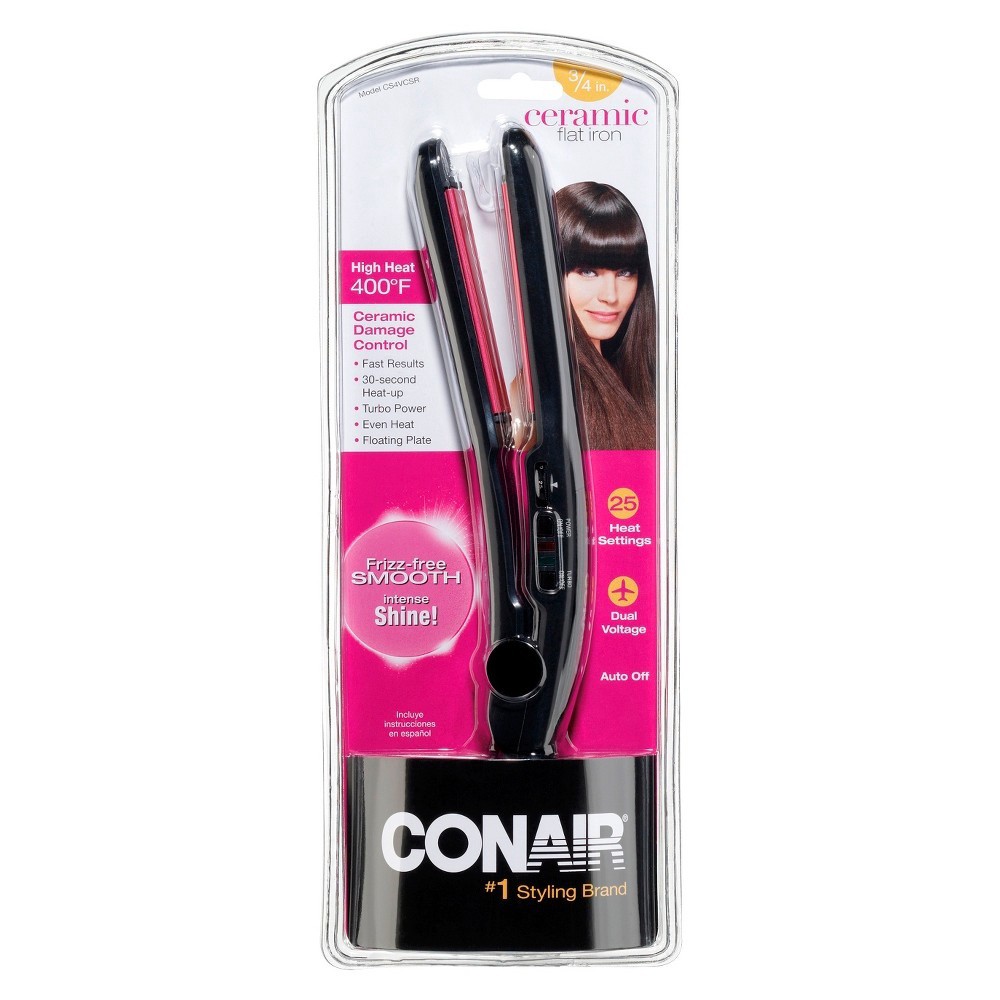 slide 2 of 3, Conair Straightener 3/4In Ceramic, 1 ct