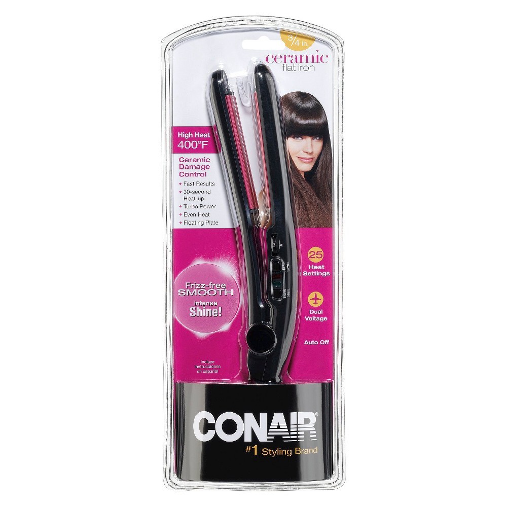 slide 3 of 3, Conair Straightener 3/4In Ceramic, 1 ct