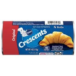 Pillsbury Original Crescent Rolls, Dough, 4 Rolls, 4 oz