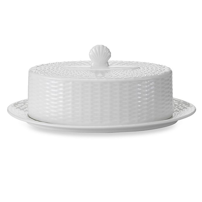 slide 1 of 1, Wedgwood Nantucket Basket Covered Butter Dish, 1 ct