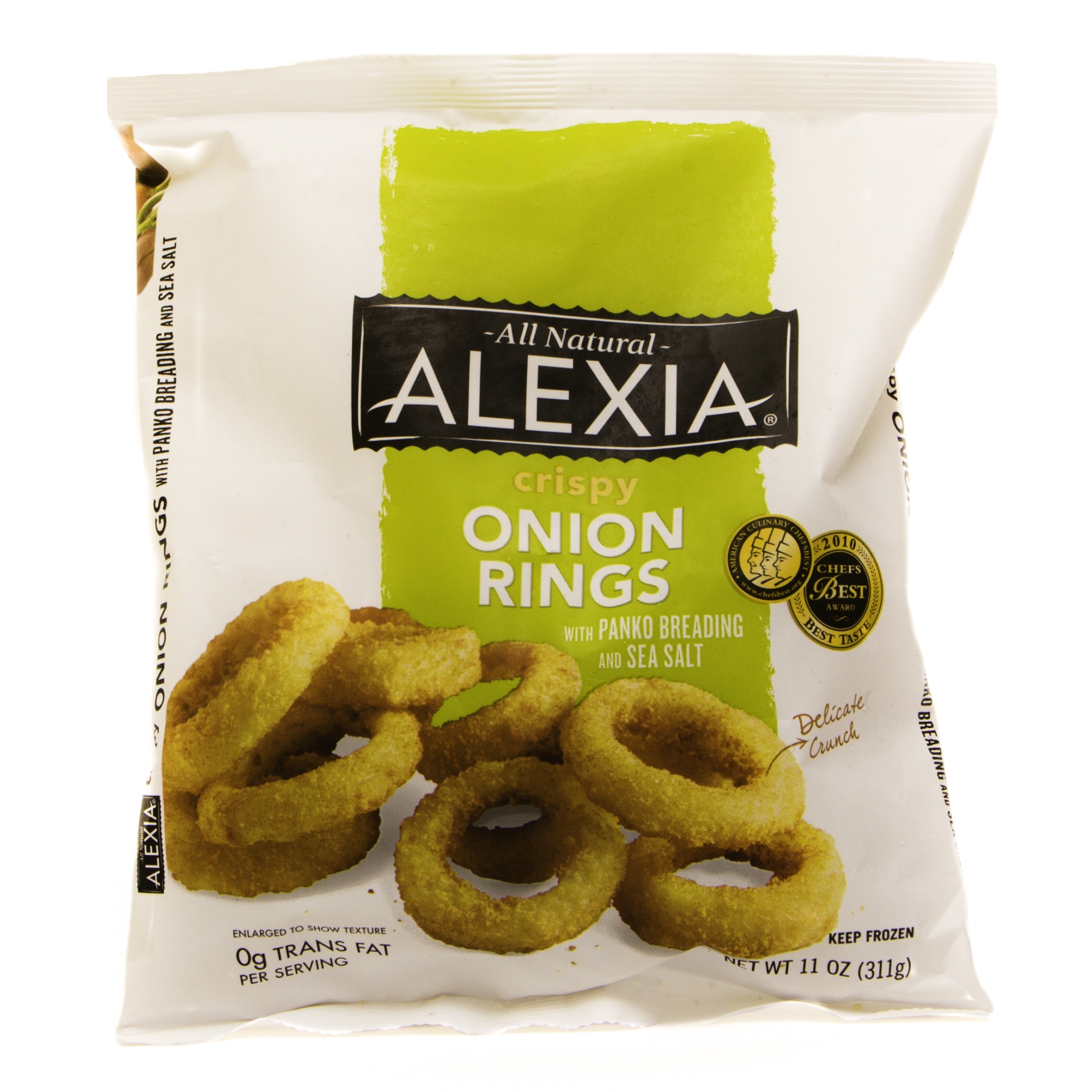 slide 1 of 1, Alexia Crispy Onion Rings with Panko Breading and Sea Salt, 11 oz