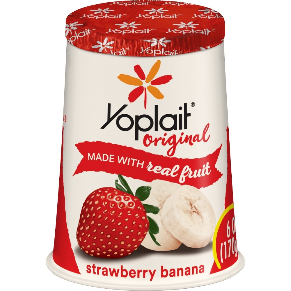slide 3 of 3, Yoplait Original Strawberry Banana Yogurt, 6 oz