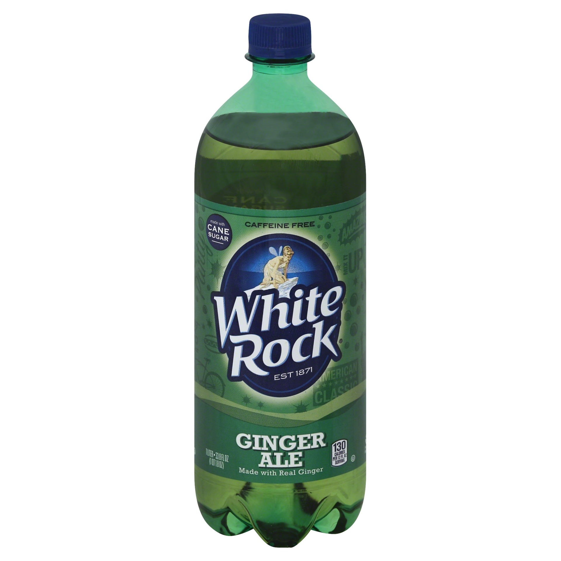 slide 1 of 1, White Rock Ginger Ale, 1 liter