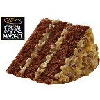 slide 1 of 4, Harris Teeter Fresh Foods Market German Chocolate Cake Slice, 1 ct