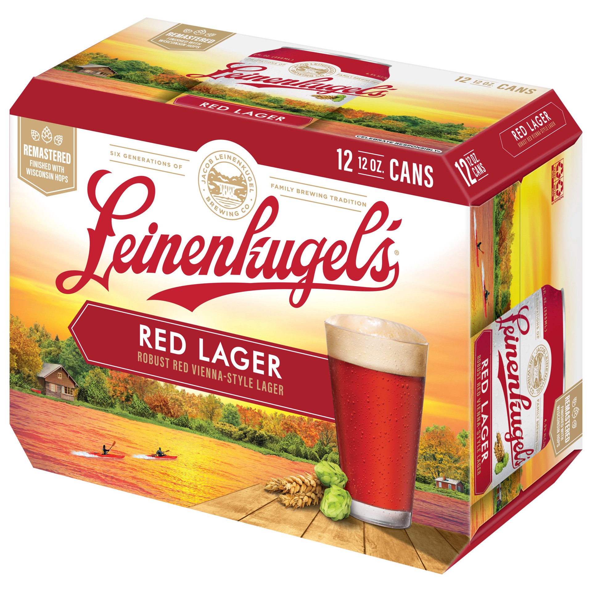 slide 4 of 5, Leinenkugel's Summer Shandy Craft Beer, 4.2% ABV, 12-pack, 12-oz beer cans, 12 ct; 12 oz