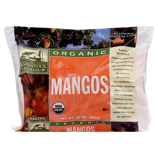 slide 1 of 7, Woodstock Frozen Organic Mangos, 10 oz