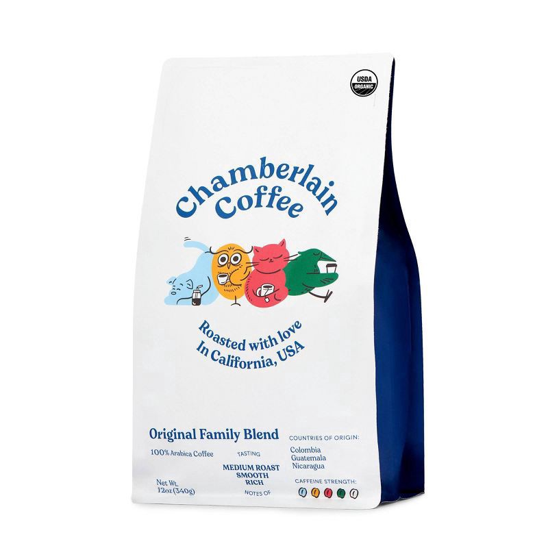 slide 2 of 4, Chamberlain Coffee 100% Arabica Ground Original Family Blend Coffee - 12 oz, 12 oz